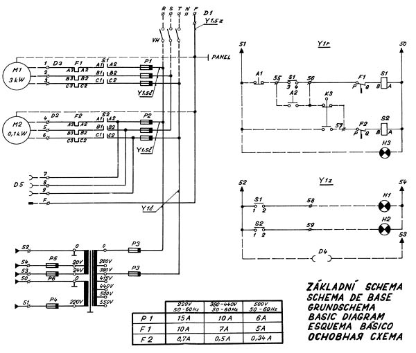 Електрична схема токарно-гвинторізного верстата SN-32 SN-32 Схема електрична токарно-гвинторізного верстата